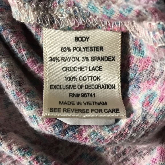 Self Esteem Plus Size Short Sleeve Blouse - Picture 4 of 4